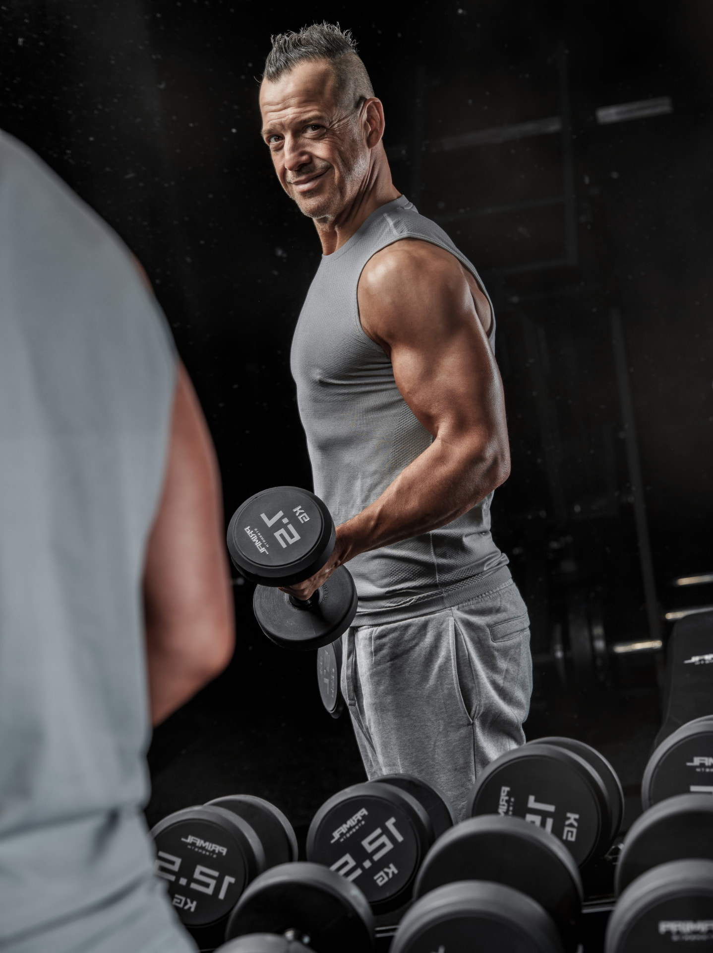 Gareth photographed during the December 2025 fitness photoshoot